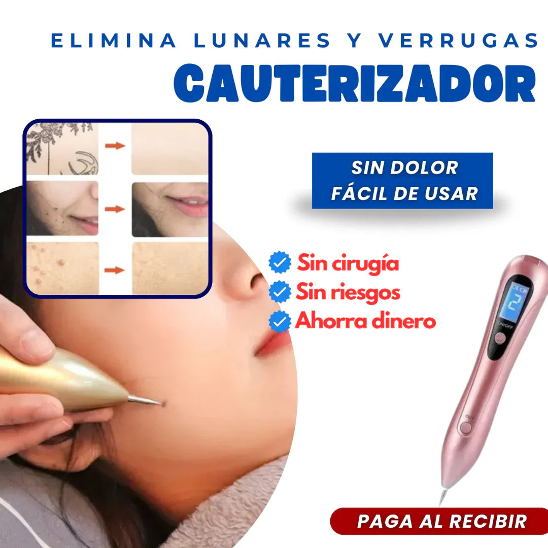 Pluma laser - elimina imperfecciones de la piel al instante😱