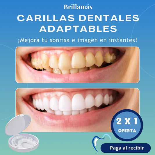 Oferta 2 x 1 Carillas Dentales Adaptables | Transforma tu Sonrisa